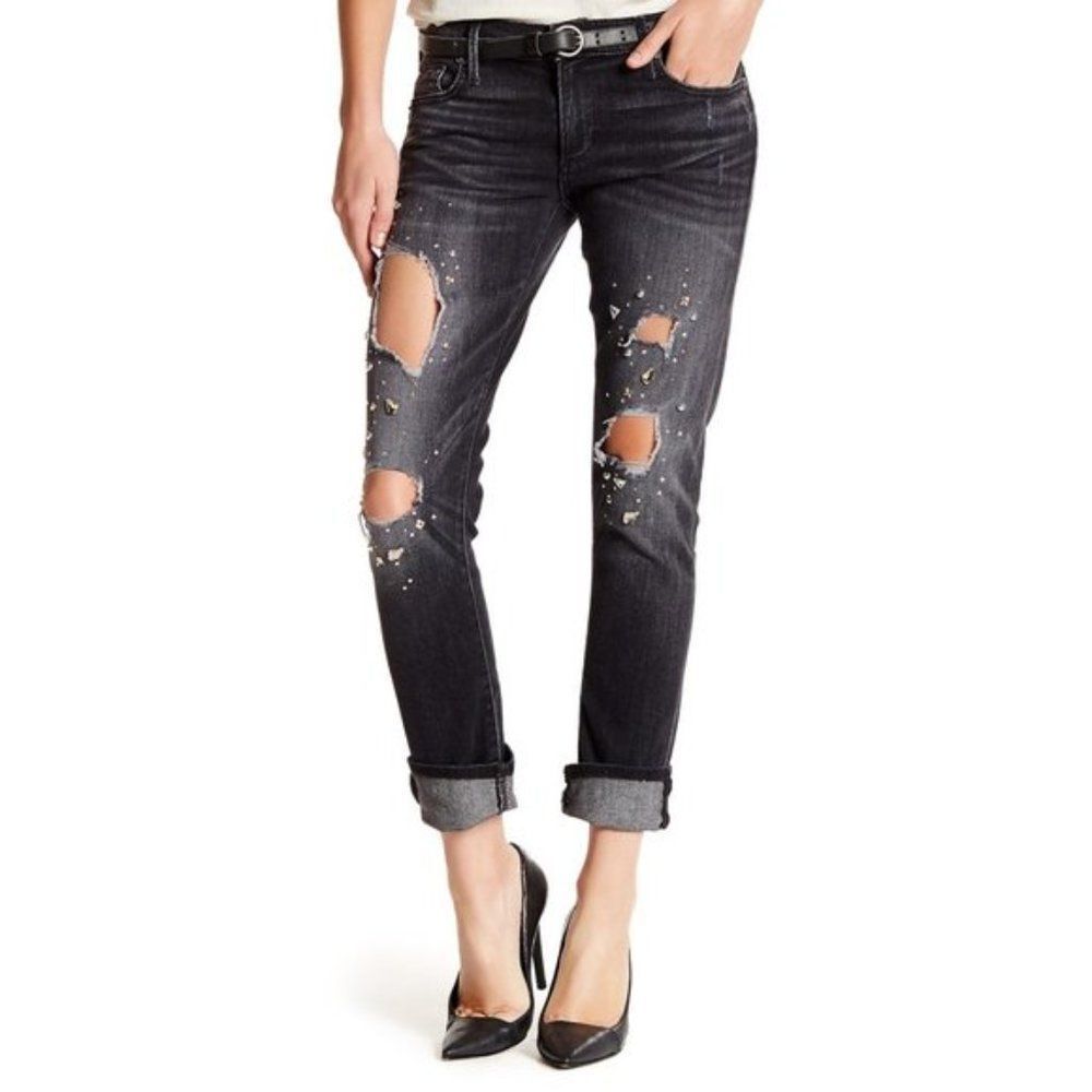 True religion liv low rise relaxed skinny jeans